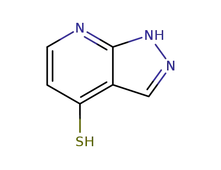 Molecular Structure of 49834-64-2 (1,2-dihydro-4H-pyrazolo[3,4-b]pyridine-4-thione)