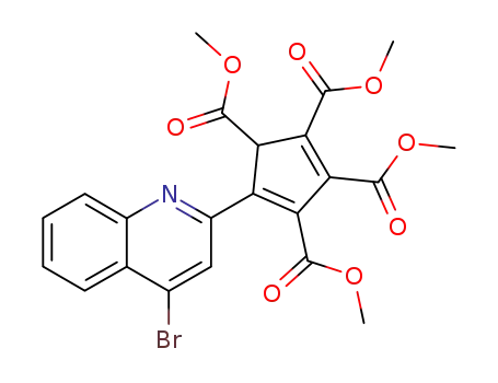 5-(4-Bromo-2-quinolyl)-2,4-cyclopentadiene-1,2,3,4-tetracarboxylic acid tetramethyl ester