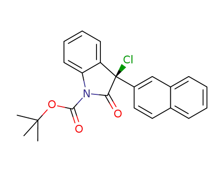 (R)-tert-butyl 3-chloro-3-(naphthalen-2-yl)-2-oxoindoline-1-carboxylate