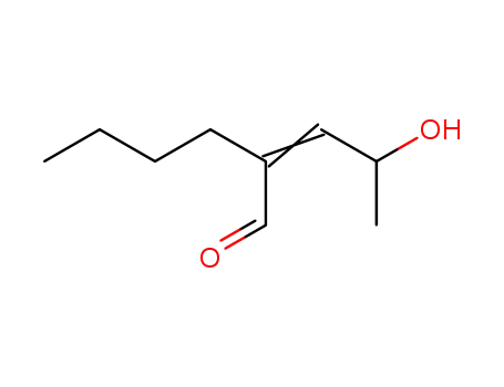 Molecular Structure of 119814-71-0 (2-[2-Hydroxy-prop-(Z)-ylidene]-hexanal)