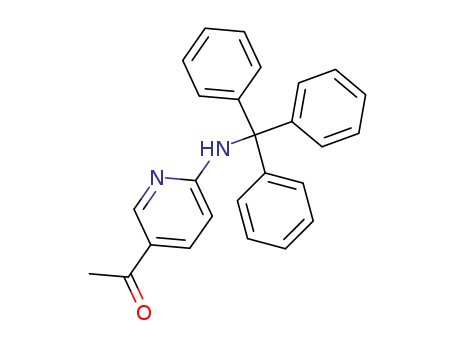 1-(6-(Tritylamino)pyridin-3-yl)ethanone