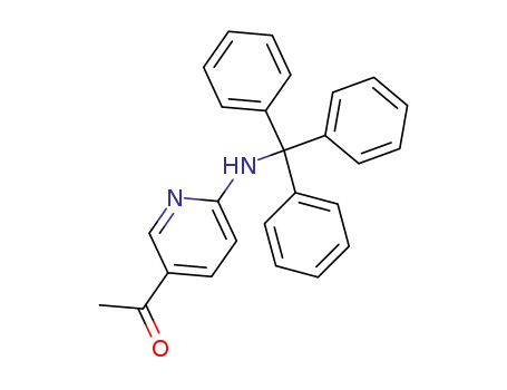 Molecular Structure of 49647-11-2 (1-[6-(TRITYL-AMINO)-PYRIDIN-3-YL]-ETHANONE)