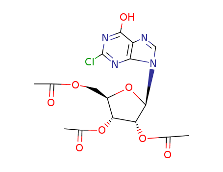 2-Chloroinosine 3’,4’,6’-Triacetate
