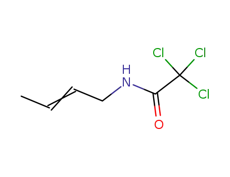 Molecular Structure of 98134-53-3 (N-but-2-enyl-2,2,2-trichloroacetamide)
