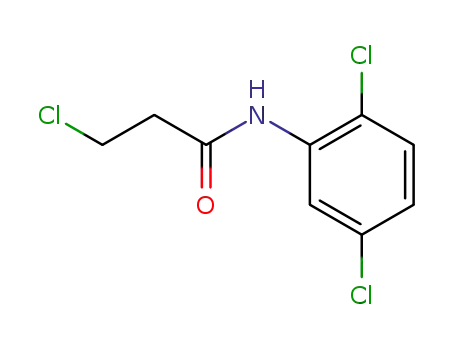 Molecular Structure of 41921-01-1 (3-CHLORO-N-(2,5-DICHLOROPHENYL)PROPANAMIDE)
