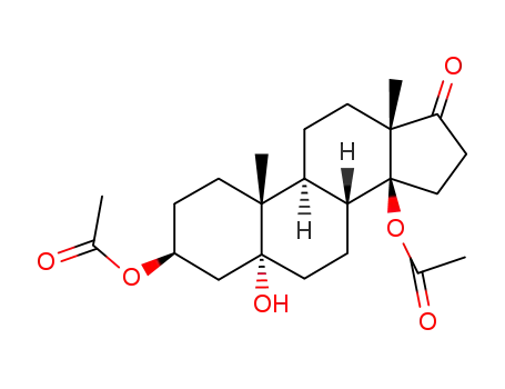 3β,14β-ジ(アセチルオキシ)-5-ヒドロキシ-5α-アンドロスタン-17-オン