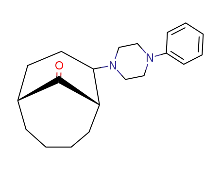 Molecular Structure of 4177-22-4 (7-(4-phenylpiperazin-1-yl)bicyclo[4.3.1]decan-10-one)