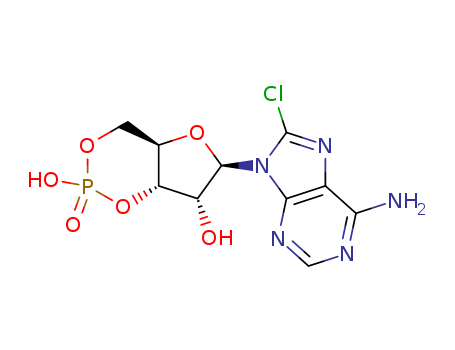 8-Chloroadenosine-cyclic-3',5'-monophosphatedihydrate