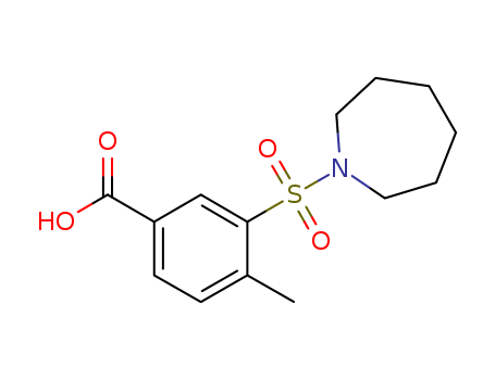 3-(azepane-1-sulfonyl)-4-methylbenzoic acid