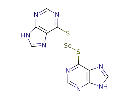 Molecular Structure of 87025-41-0 (C<sub>10</sub>H<sub>6</sub>N<sub>8</sub>S<sub>2</sub>Se)