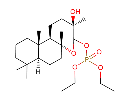 Phosphoric acid diethyl ester (3R,5aR,7aS,11aS,11bR)-3-hydroxy-3,5a,8,8,11a-pentamethyl-tetradecahydro-naphtho[2,1-b]oxepin-4-yl ester