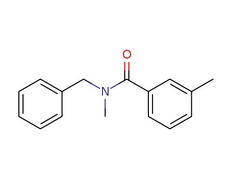 Molecular Structure of 41882-58-0 (N-Benzyl-N-Methyl-3-MethylbenzaMide, 97%)