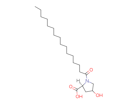 L-Proline,4-hydroxy-1-(1-oxohexadecyl)-, (4R)-