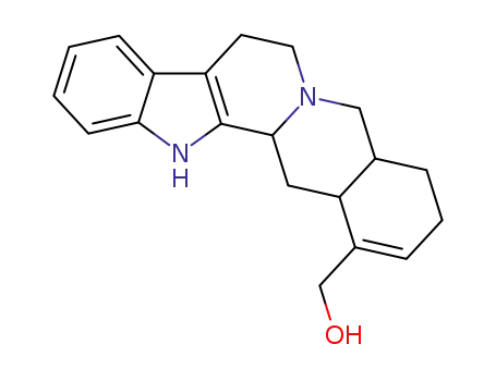 Molecular Structure of 101222-61-1 (Yohimban-16-methanol,16,17-didehydro-, (20a)-(?à)- (9CI))