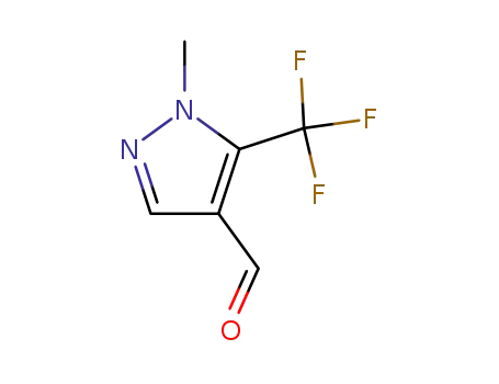 Molecular Structure of 497833-04-2 (4-Formyl-5-(trifluoromethyl)-1-methyl-1H-pyrazole)