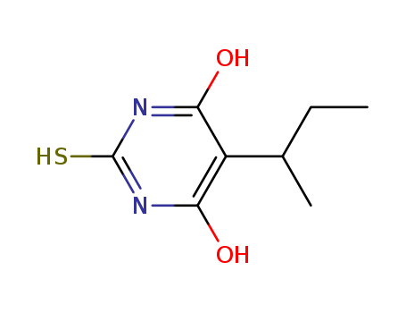 4,6(1H,5H)-Pyrimidinedione,dihydro-5-(1-methylpropyl)-2-thioxo- cas  42039-83-8