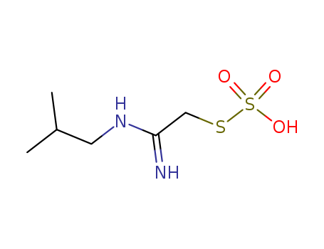 Thiosulfuric acid(H2S2O3), S-[2-imino-2-[(2-methylpropyl)amino]ethyl] ester cas  4153-66-6