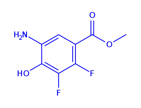 벤조산, 5-아미노-2,3-디플루오로-4-하이드록시-, 메틸 에스테르(9CI)
