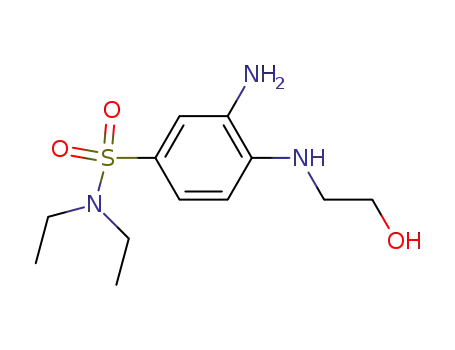 3- 아미노 -N, N- 디 에틸 -4-[(2- 히드 록시 에틸) 아미노] 벤젠 술 포나 미드