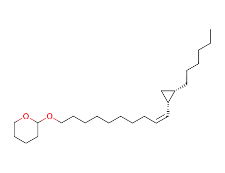 Molecular Structure of 252009-72-6 (2H-Pyran,
2-[[(9Z)-10-[(1R,2S)-2-hexylcyclopropyl]-9-decenyl]oxy]tetrahydro-)