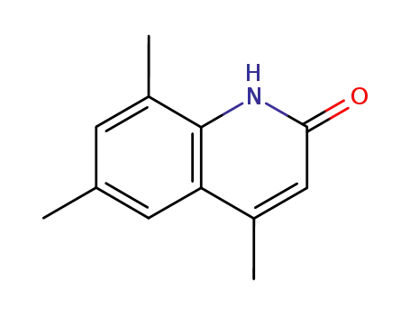 Molecular Structure of 42414-28-8 (4,6,8-TRIMETHYL-QUINOLIN-2-OL)