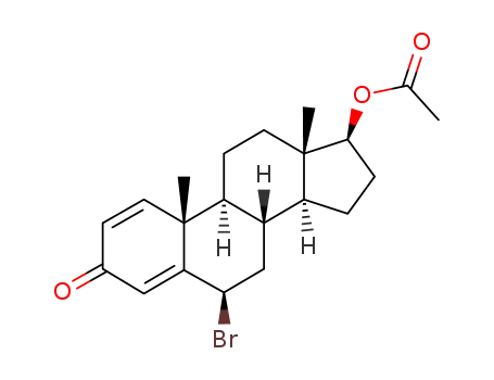 17β-acetoxy-6β-bromo-androsta-1,4-dien-3-one