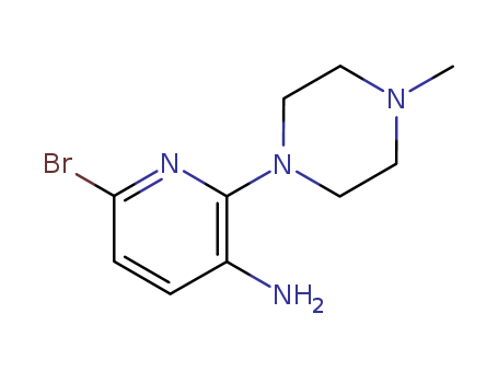 6-bromo-2-(4-methyl-piperazin-1-yl)-pyridin-3-ylamine