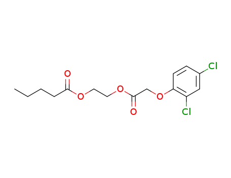 Molecular Structure of 88250-18-4 (2-{[(2,4-dichlorophenoxy)acetyl]oxy}ethyl pentanoate)