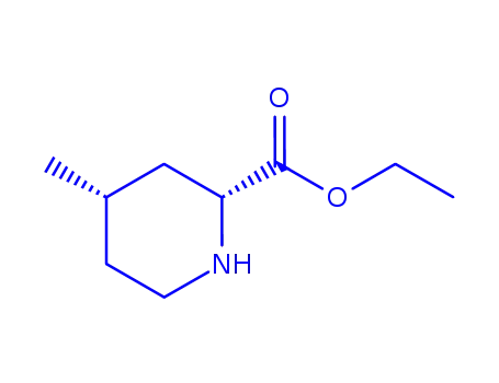 Molecular Structure of 79199-61-4 ((2R-cis)-4-Methyl-2-piperidinecarboxylic Acid Ethyl Ester)