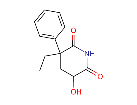 4-HYDROXY-2-ETHYL-2-PHENYLGLUTARIMIDE; 3-ETHYL-5-HYDROXY-3-PHENYL-2,6-PIPERIDINEDIONE