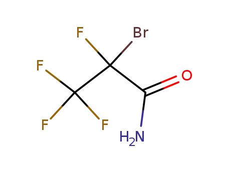Molecular Structure of 422-22-0 (2-BROMO-2,3,3,3-TETRAFLUOROPROPIONAMIDE)