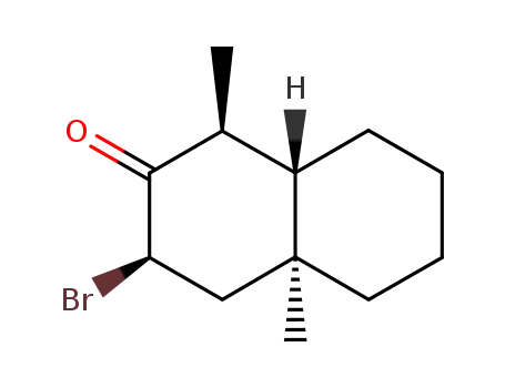 (1S,3R,4aS,8aS)-3-Bromo-1,4a-dimethyl-octahydro-naphthalen-2-one