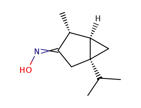 비시클로[3.1.0]헥산-3-온, 4-메틸-1-(1-메틸에틸)-, 옥심(9CI)