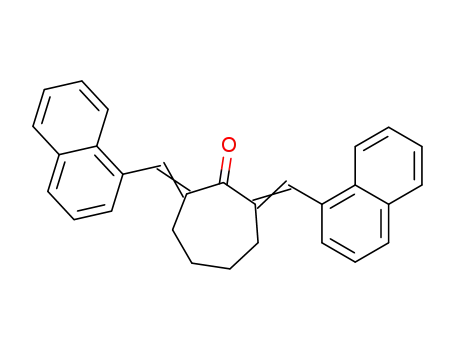 2,7-Bis-naphthalen-1-ylmethylene-cycloheptanone