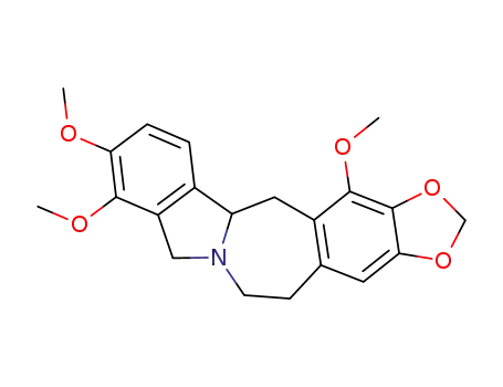 9,10,14-trimethoxy-5,8,12b,13-tetrahydro-6<i>H</i>-[1,3]dioxolo[4'',5'':4',5']benzo[1',2':4,5]azepino[2,1-<i>a</i>]isoindole