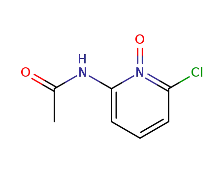 Molecular Structure of 827342-84-7 (Acetamide,  N-(6-chloro-1-oxido-2-pyridinyl)-)