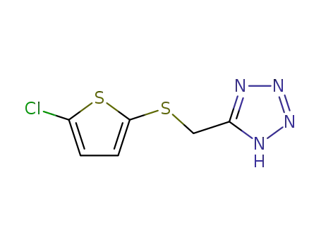 5-(5-chloro-thiophen-2-ylsulfanylmethyl)-1<i>H</i>-tetrazole