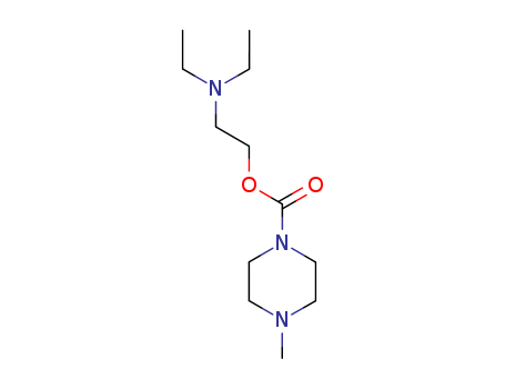 1-Piperazinecarboxylic acid, 4-methyl-, 2-(diethylamino)ethyl ester