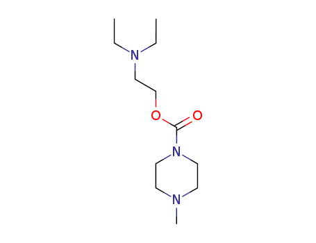 Molecular Structure of 4223-93-2 (2-(diethylamino)ethyl 4-methylpiperazine-1-carboxylate)
