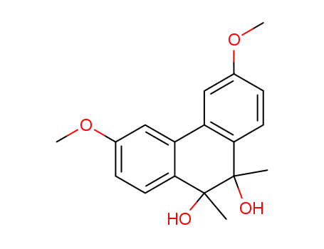 3,6-dimethoxy-9,10-dimethyl-9,10-dihydro-phenanthrene-9,10-diol