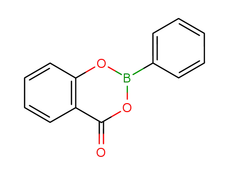 Molecular Structure of 42409-68-7 (2-Phenyl-4H-1,3,2-benzodioxaborin-4-one)