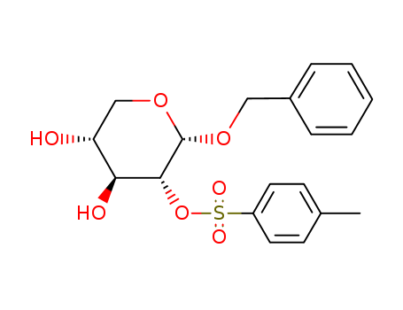 a-D-Xylopyranoside, phenylmethyl,2-(4-methylbenzenesulfonate) cas  50256-95-6