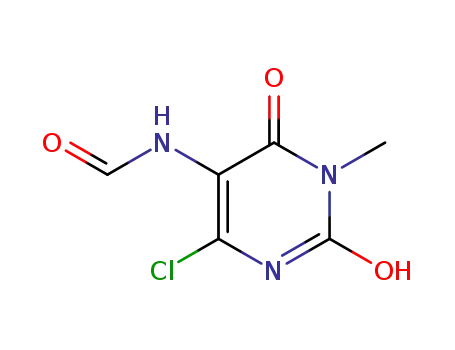 N-(6-chloro-3-methyl-2,4-dioxo-1,2,3,4-tetrahydropyrimidin-5-yl)formamide