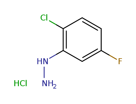 2-CHLORO-5-FLUOROPHENYLHYDRAZINE HYDROCHLORIDE  CAS NO.502496-25-5