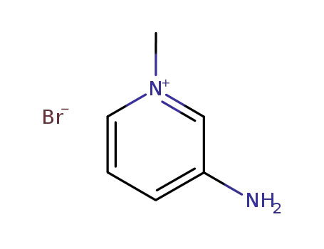 Molecular Structure of 42389-58-2 (3-Amino-1-methyl-pyridinium-bromid)