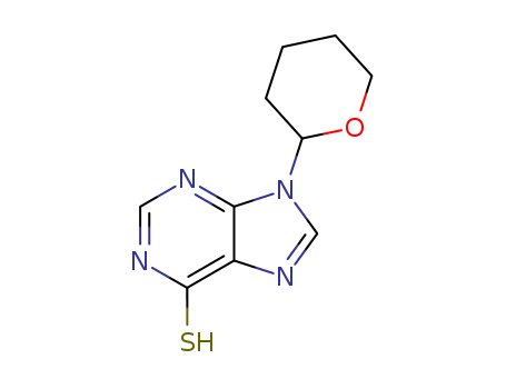 6H-Purine-6-thione,1,9-dihydro-9-(tetrahydro-2H-pyran-2-yl)- cas  42204-07-9