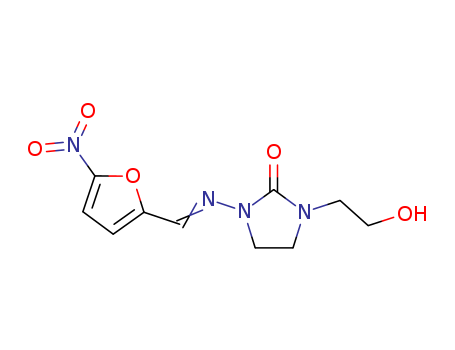2-Imidazolidinone,1-(2-hydroxyethyl)-3-[[(5-nitro-2-furanyl)methylene]amino]-