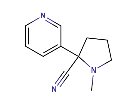 1-methyl-2-(pyridin-3-yl)pyrrolidine-2-carbonitrile