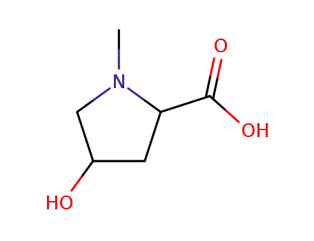 Molecular Structure of 67463-44-9 (N-ME-CIS-HYDROXYPROLINE)
