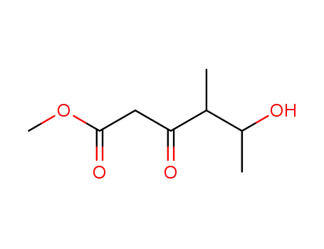 Molecular Structure of 264881-69-8 (5-hydroxy-4-methyl-3-oxo-hexanoic acid methyl ester)